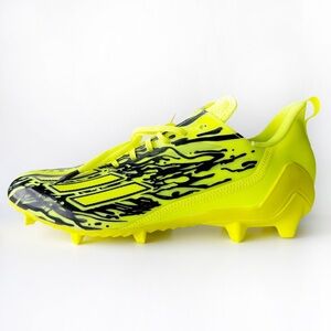 Adidas Adizero 12.0 Poison Football Cleats Mens Size 15 Shoes Neon Yellow Black